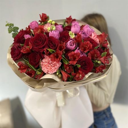 Букет живых цветов MADE KRIS Сборный букет 