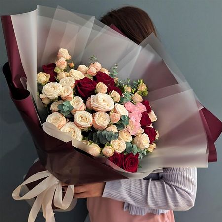 Букет живых цветов MADE KRIS Сборный букет 