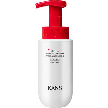 Пенка для умывания лица KANS с центеллой азиатской, для чувствительной кожи, очищающая, увлажняющая, успокаивающая, от покраснений, 200 мл