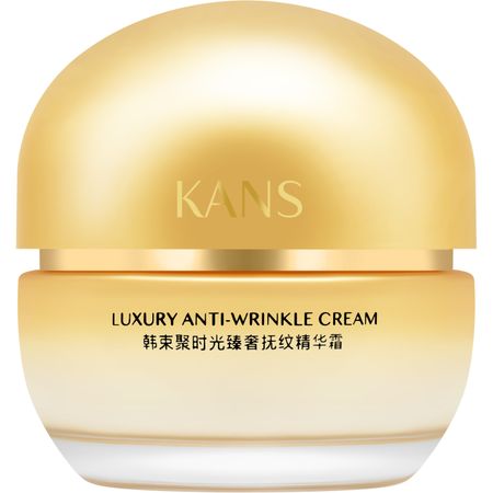 Крем для лица KANS luxury с пептидами от морщин, антивозрастной, увлажняющий, лифтинг, для упругости кожи, 50 г