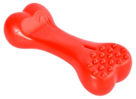 Игрушка для собак Кость красная, 20х8х5 см