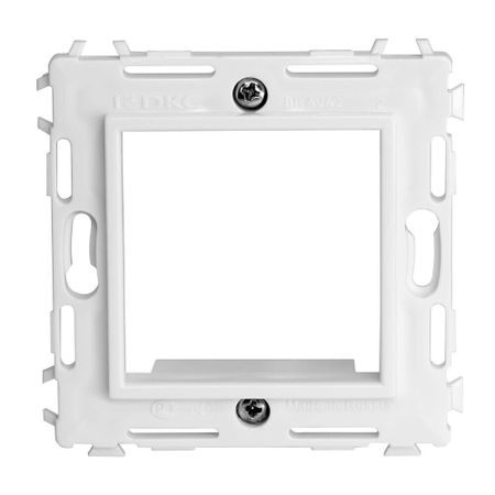 Адаптер для рамки для кабель-канала DKC Brava белый 2 модуля (75020W)