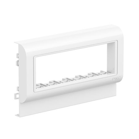 Рамка для кабель-канала DKC Brava PDA-3BN 100 белая 6 модулей (10653) самоклеящиеся кабель клипы пластиковые 5 10 шт