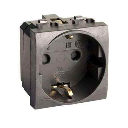 Розетка для кабель-канала DKC Brava черная со шторками 2 модуля (77482N) сора наумова дзюсан академия фантом