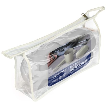 Набор аксессуаров дорожный Martika полипропилен светло-серый оксана алексеевна штангруд развивающая речевая среда   развиваем речь   по теме предметы личной гигиены фгос до