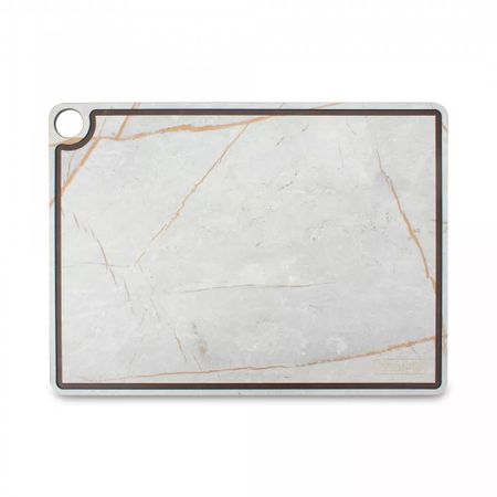 Доска разделочная Composeeat c желобом, 42х31 см, мраморный Грейс, композитный материал