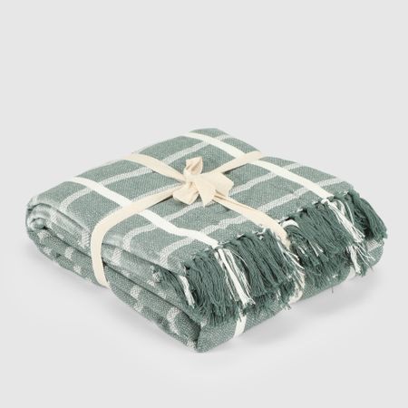 Плед Homelines textiles double зеленый 220х240 см