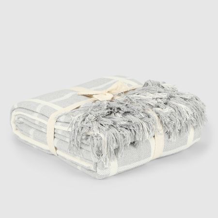 Плед Homelines textiles double светло-серый 180х200 см