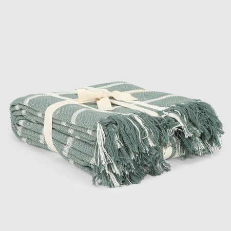 Плед Homelines textiles double зеленый 140х200 см