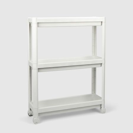 Этажерка Baroness Home трёхъярусная белая 52х6,5х70 см