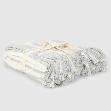 Плед Homelines textiles double светло-серый 140х200 см