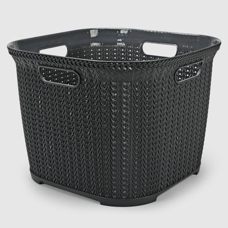 Корзина Akay прямоугольная чёрная 41 л