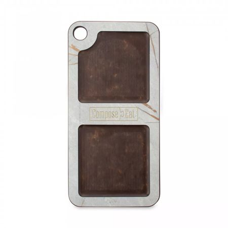 Подставка Composeeat кухонная универсальная, 20х10 см, мраморный Грейс, композитный материал