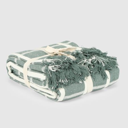 Плед Homelines textiles double зеленый 180х200 см