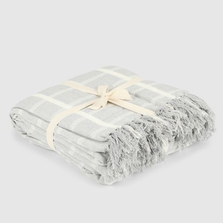 Плед Homelines textiles double светло-серый 220х240 см