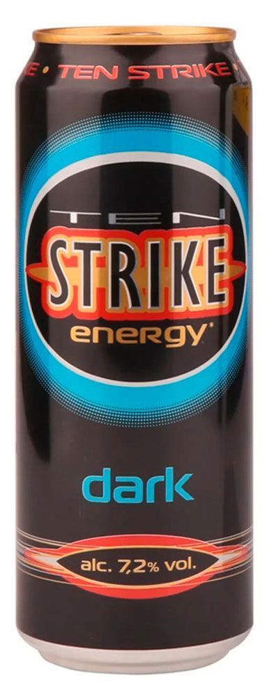 Слабоалкогольный напиток Ten Strike Dark Россия, 0,45 л чем замечательно христианство м дсуза
