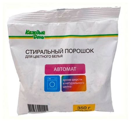 Стиральный порошок Каждый день для цветного белья, 350 г