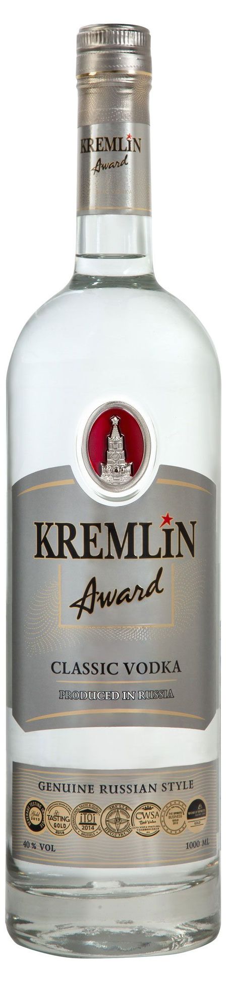Водка Kremlin Award Classic Россия, 1 л