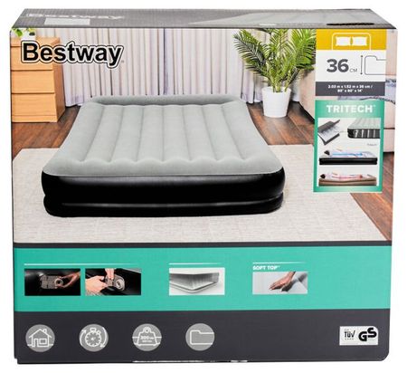 Кровать надувная BESTWAY Tritech Airbed, 203х152х36 см