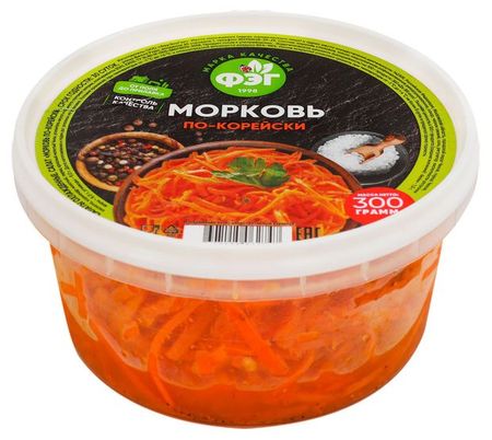 Морковь по-корейски ФЭГ, 300 г