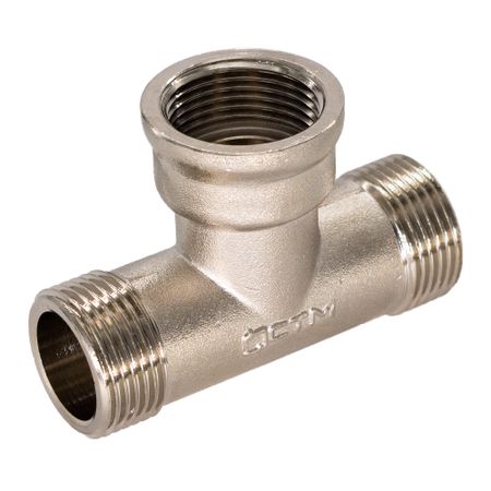 Тройник СТМ 1/2 НР(ш) х 1/2 ВР(г) х 1/2 НР(ш) латунный тройник y образной формы 3 ходовой редуктор 4 6 8 10 12 14 16 19 мм шланг латунный фитинг соединитель для труб воздух газ