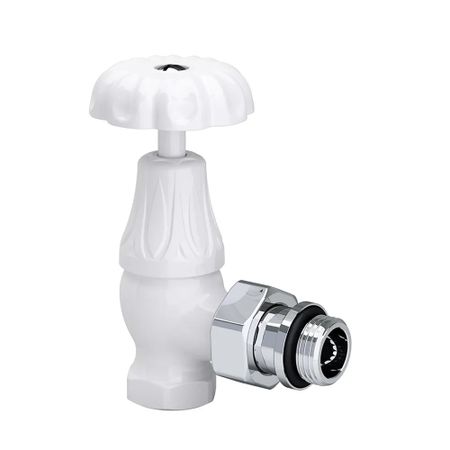 Клапан регулирующий угловой SR Rubinetterie Floral Old Style 1/2 ВР(г) х 1/2 НР(ш) для радиатора (0337-1500VC0A)