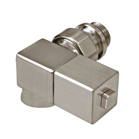 Клапан регулирующий левый SR Rubinetterie Esedra 1/2 ВР(г) х 1/2 НР(ш) для радиатора (0607-1500NS00) латунный регулирующий клапан давления dn15 dn20 dn25