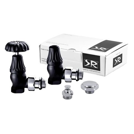 Комплект терморегулирующий угловой SR Rubinetterie Floral Old Style 1/2 для радиатора (K337-1500VC0S) комплект для ручной дрели huxuan 18650