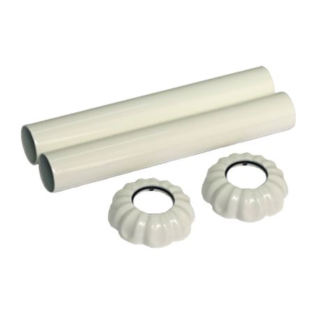 Трубки SR Rubinetterie декоративные 18-20 мм для радиатора белые (0497-1500V07A) vmq белые силиконовые уплотнительные кольца cs 5 мм