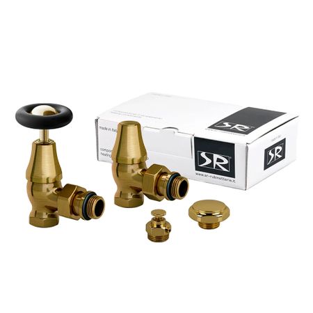 Комплект терморегулирующий угловой SR Rubinetterie Old Style 1/2 для радиатора (K390-1500Z000) комплект для ручной дрели huxuan 18650