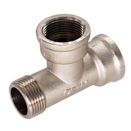 Тройник СТМ 1/2 ВР(г) х 1/2 ВР(г) х 1/2 НР(ш) латунный тройник y образной формы 3 ходовой редуктор 4 6 8 10 12 14 16 19 мм шланг латунный фитинг соединитель для труб воздух газ