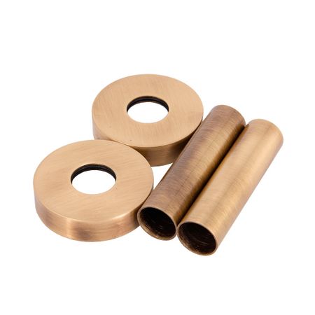 Трубки SR Rubinetterie декоративные 10-16 мм для радиатора бронза (0491-1000Z070)