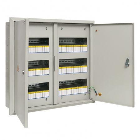 Щит распределительный встраиваемый EKF PROxima ЩРВ-72 металлический IP31 520х605х120 мм 72 модуля с замком металлический кронштейн для лазерного модуля