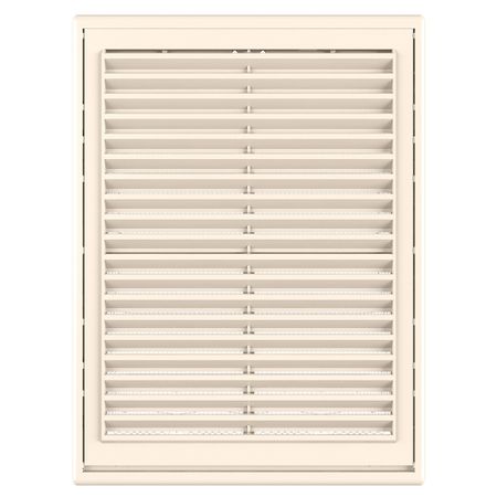 Решетка вентиляционная пластиковая приточно-вытяжная НашВент 180х251 мм с сеткой слоновая кость