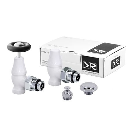 Комплект терморегулирующий угловой SR Rubinetterie Old Style 1/2 для радиатора (K390-1500VC0A) комплект для ручной дрели huxuan 18650