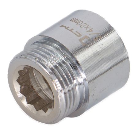 Удлинитель CTM 50 мм х 1 ВР(г) х 1 НР(ш) латунный (CREMF150) переднее брызговик мотоцикла удлинитель заднего крыла для suzuki dl650 v strom dl650xt v дополнительный 2012 2021