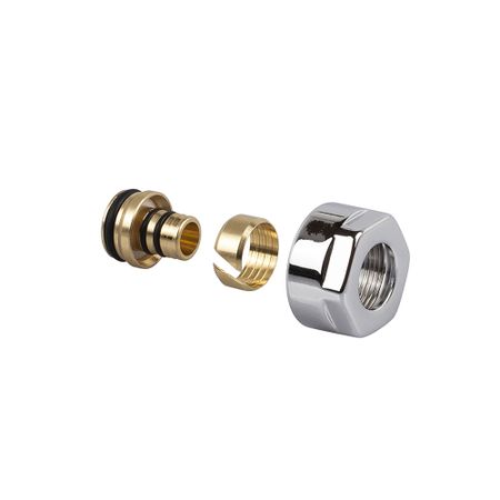 Евроконус SR Rubinetterie 16 мм х 3/4 для многослойной трубы (E383-2000C0F0)