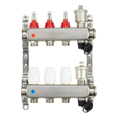 Коллекторная группа с расходомерами Ondo 1 ВР(г) х 3 выхода 3/4 НР(ш) ЕК х 1 ВР(г) формирование математических представлений у подготовительная группа 6 7 лет комплект из 12 карт