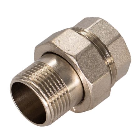 Американка прямая CTM 2 НР(ш) х 2 ВР(г) латунная (CRAS0002) декоративные гайки из латуни m6m8m10m12