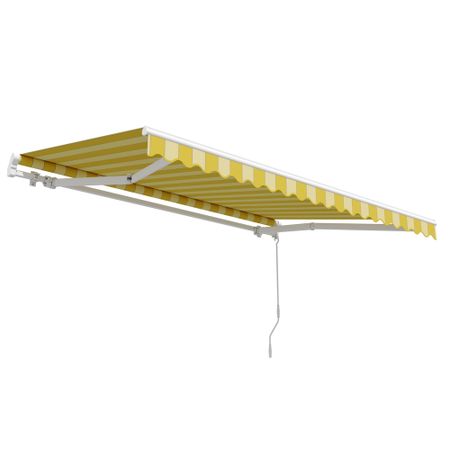 Выдвижной навес маркиза 3,2х2,5 м Sunset Boutique Borghese желтый/светло-желтый нюта яковлева ау маркиз