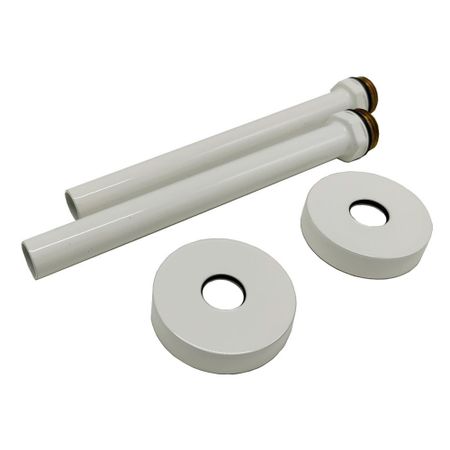 Трубки SR Rubinetterie декоративные 15 мм для радиатора с отражателем белые (A491-1500VE15)