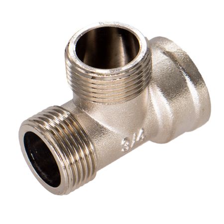 Тройник СТМ 3/4 ВР(г) х 3/4 НР(ш) х 3/4 НР(ш) латунный тройник y образной формы 3 ходовой редуктор 4 6 8 10 12 14 16 19 мм шланг латунный фитинг соединитель для труб воздух газ