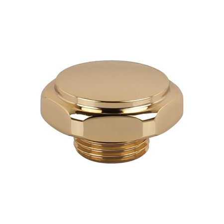 Заглушка правая SR Rubinetterie 1/2 НР(ш) для радиатора золото (0322-1500D000)