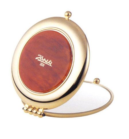 Janeke Зеркало карманное позолоченное D90