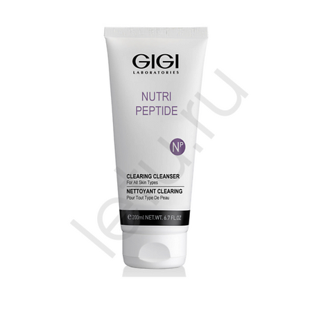 Гель для умывания GIGI Пептидный очищающий гель Nutri Peptide Clearing Cleancer