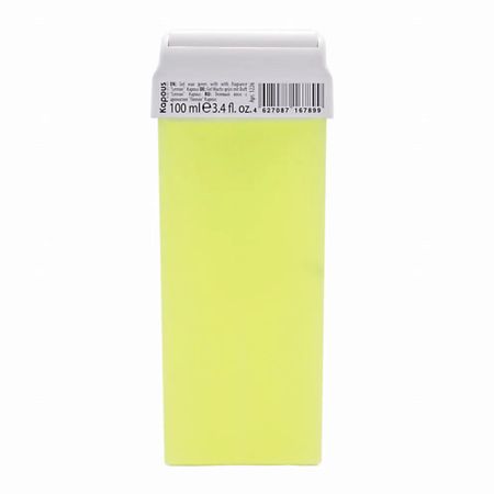 Воск для депиляции KAPOUS Гелевый воск с ароматом Лимон в картридже