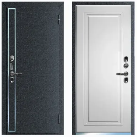 Дверь входная металлическая Термо Профи 96x205 см правая белый дверь входная профи про 2060х860х45мм правая металл