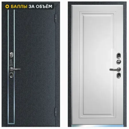 Дверь входная металлическая Термо Профи 96x205 см правая белый