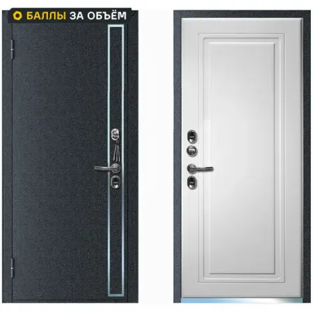 Дверь входная металлическая Термо Профи 96x205 см левая белый