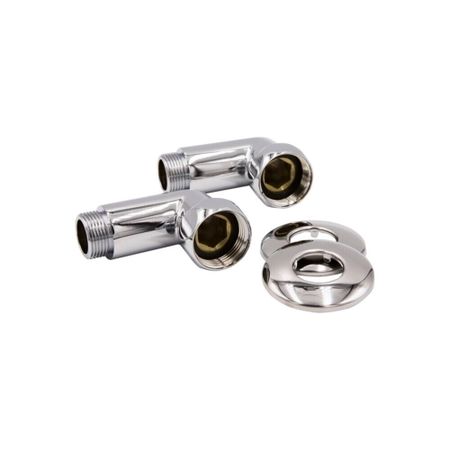 Соединитель угловой для полотенцесушителя VRT 1 ВР(г) х 3/4 НР(ш) хром